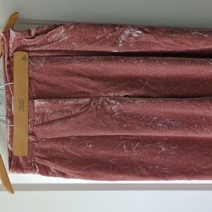 Wide Leg Velvet Pants